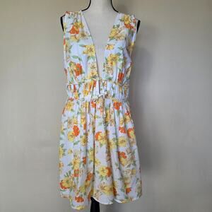 NWT Faithfull The Brand 10 Korita Palermo Floral Mini Poplin Sundress Resort